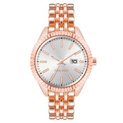 Nine West Multicolor Metal Dress Watch