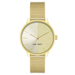 Nine West Gold Stainless Steel Bracelet Watch