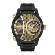 Police Black Stainless Steel Dress Watch