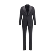 Giorgio Armani Black Fleece Wool Tuxedo