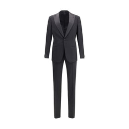 Giorgio Armani Black Fleece Wool Tuxedo