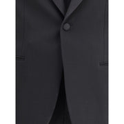 Giorgio Armani Black Fleece Wool Tuxedo