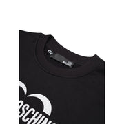 Love Moschino Black Cotton Sweatshirt