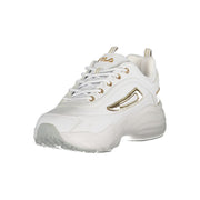Fila White Polyester Women Sneaker