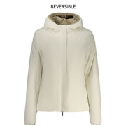 K-WAY Beige Nylon Jackets & Coat