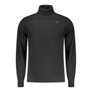 K-WAY Black Wool Men Sweater