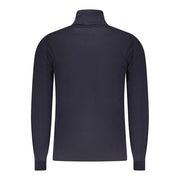 K-WAY Blue Wool Men Sweater