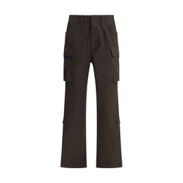 GR10K Brown Cotton Cargo Pants