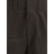 GR10K Brown Cotton Cargo Pants