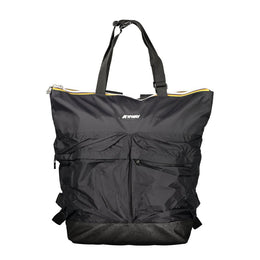 K-WAY Black Polyamide Unisex Backpack
