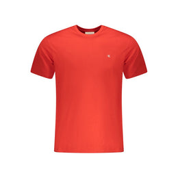Calvin Klein Red Cotton Men T-Shirt
