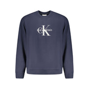Calvin Klein Blue Cotton Sweatshirt