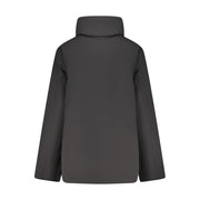 K-WAY Black Nylon Jackets & Coat