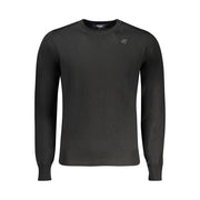 K-WAY Black Wool Men Sweater