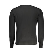 K-WAY Black Wool Men Sweater