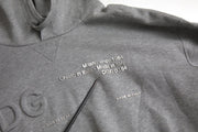 Dolce & Gabbana Gray Logo Cotton Hooded Sweatshirt Sweater