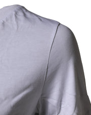 Dolce & Gabbana White DG Logo Crew Neck Short Sleeves T-shirt