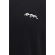 Represent Black Cotton T-Shirt