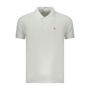 Calvin Klein White Cotton Polo Shirt