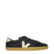 Veja Black Leather Low Top Sneakers