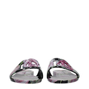 Dolce & Gabbana Black Cotton Slippers