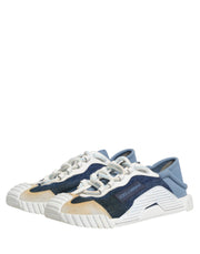 Dolce & Gabbana Multicolor Lace Up Low Top NS1 Sneakers Shoes