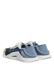 Dolce & Gabbana Multicolor Lace Up Low Top NS1 Sneakers Shoes
