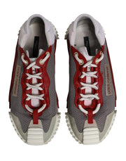 Dolce & Gabbana Multicolor Lace Up Low Top NS1 Sneakers Men Shoes