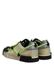 Dolce & Gabbana Multicolor Low Top Lace Up Men Sneakers Shoes