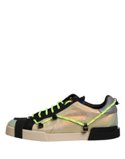 Dolce & Gabbana Multicolor Low Top Lace Up Men Sneakers Shoes