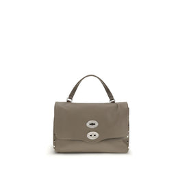 Zanellato Gray Calf Leather Bos Taurus Shoulder Bag