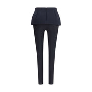 Diesel Black Polyester Casual Pants