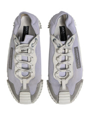 Dolce & Gabbana White Lace Up Low Top NS1 Sneakers Men Shoes