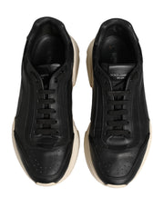 Dolce & Gabbana Black White Daymaster Low Top Sneakers Shoes