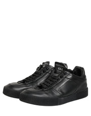 Dolce & Gabbana Black MIAMI Calf Low Top Men Sneakers  Shoes