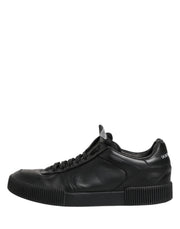 Dolce & Gabbana Black MIAMI Calf Low Top Men Sneakers  Shoes