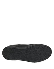 Dolce & Gabbana Black MIAMI Calf Low Top Men Sneakers  Shoes