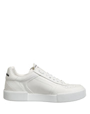 Dolce & Gabbana MIAMI Calf Low Top Men Sneakers  White