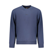 Hugo Boss Blue Cotton Sweatshirt