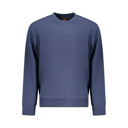 Hugo Boss Blue Cotton Sweatshirt