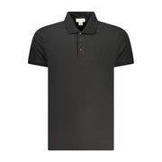 Calvin Klein Black Cotton Men Polo Shirt