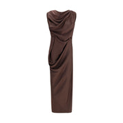 Vivienne Westwood Brown Polyester Cocktail Dress
