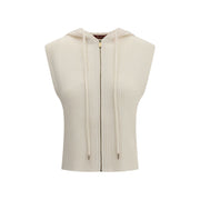 Max Mara White Wool Sweater