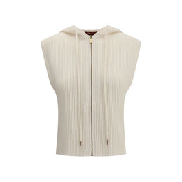 Max Mara White Wool Sweater