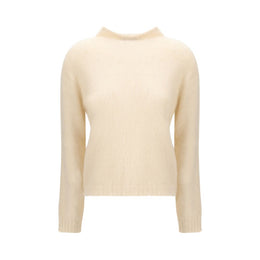 Max Mara Cream Polyamide Sweatshirt