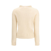 Max Mara Cream Polyamide Sweatshirt