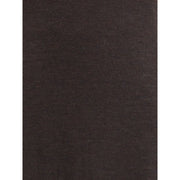 Ferragamo Brown Fleece Wool Long Dress