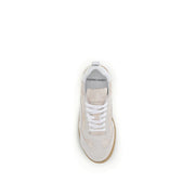 Pierre Hardy Cream Calf Leather Bos Taurus Low Top Sneakers