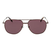 Hackett Brown Metal Sunglasses