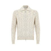 Gran Sasso Gray Wool Cardigan